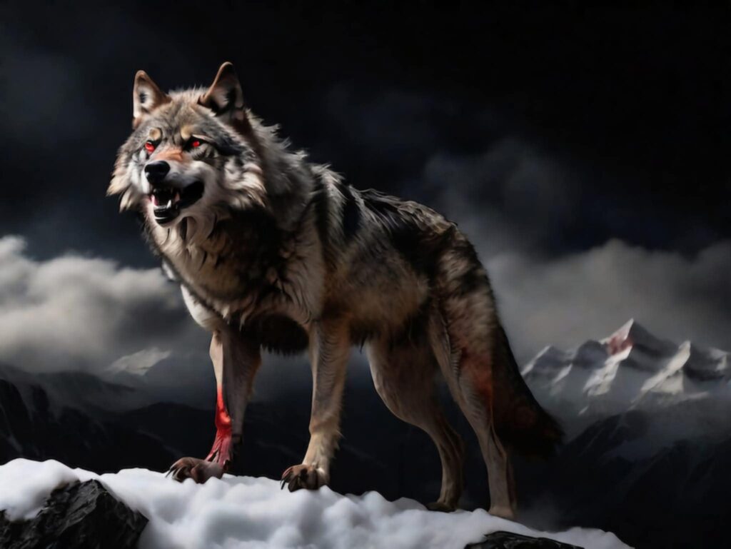 Bleeding Wolf