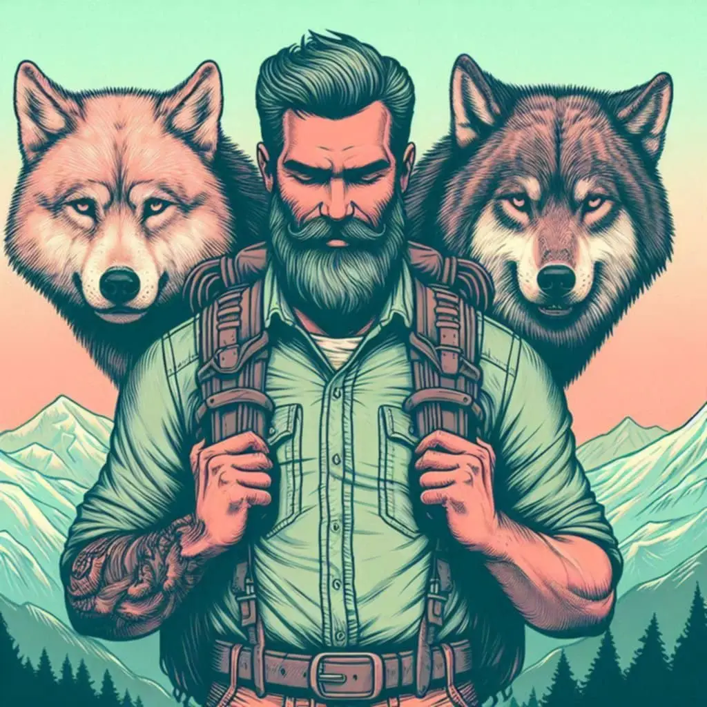 Two Wolfs in me