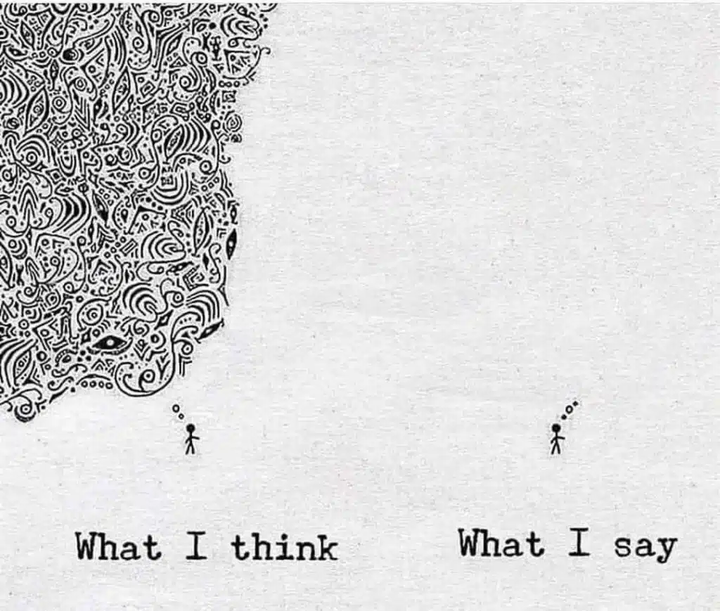 What I Think and Say