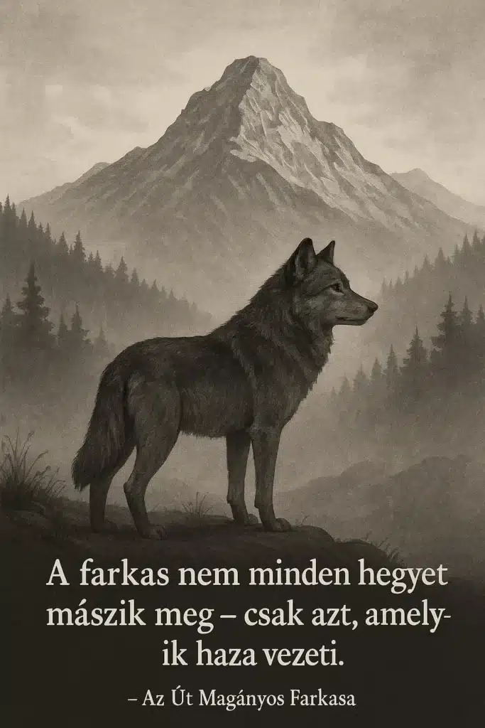 Wolf in the Mountains