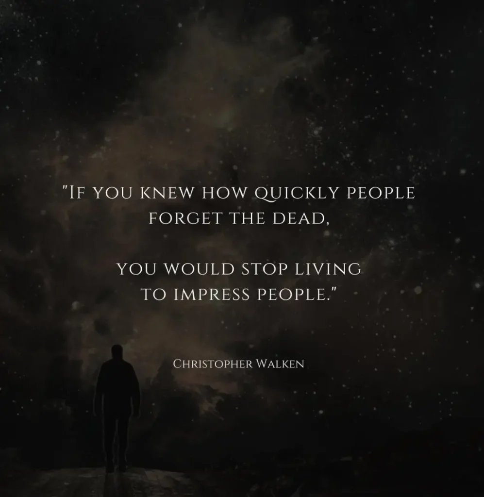 Stop living to impress people