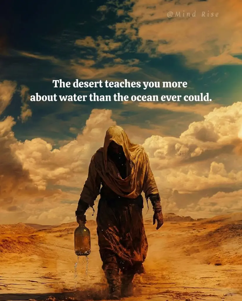 The teaching of the desert