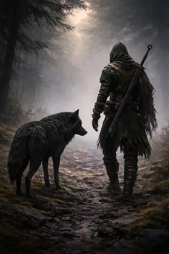 One Wolf beside you