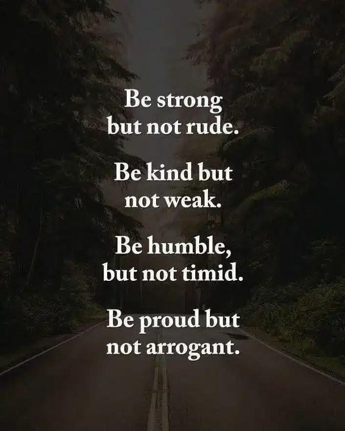 Be strong