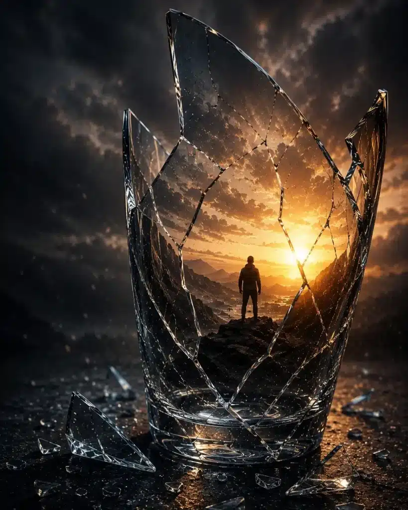 Don't be afraid to be broken
