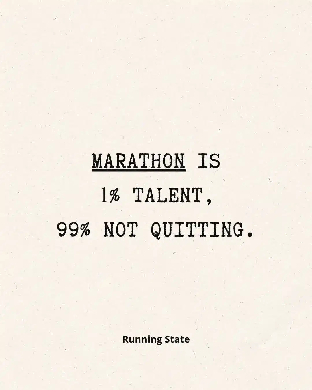 Marathon percentages