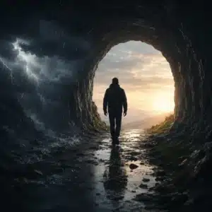 Coming out from the storm