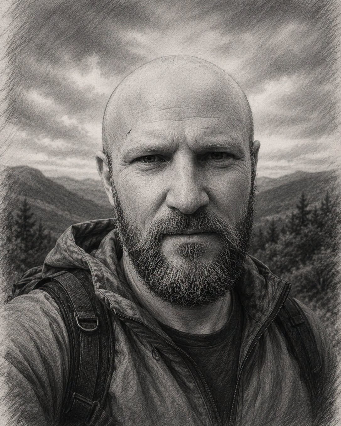 Selfie drawing
