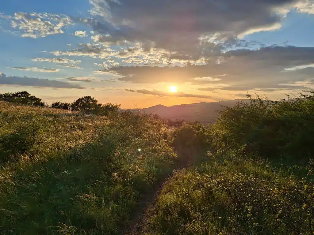 Sunset in Mátra