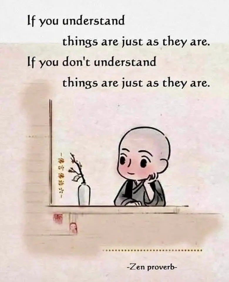 Things are just as they are